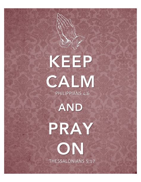 8x10 Keep Calm Pray On Bible Verse Print By Donvagabond On Etsy