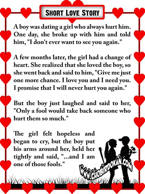 Cute Short Love Story Short Stories About Love