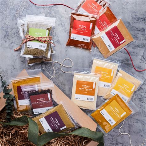Organic Spices Kit Thrive Market Spices Packaging Organic Spice