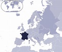 Grande mapa de ubicación de Francia | Francia | Europa | Mapas del Mundo