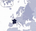 Карта расположения Франции | Франция | Европа | Maps of the World ...