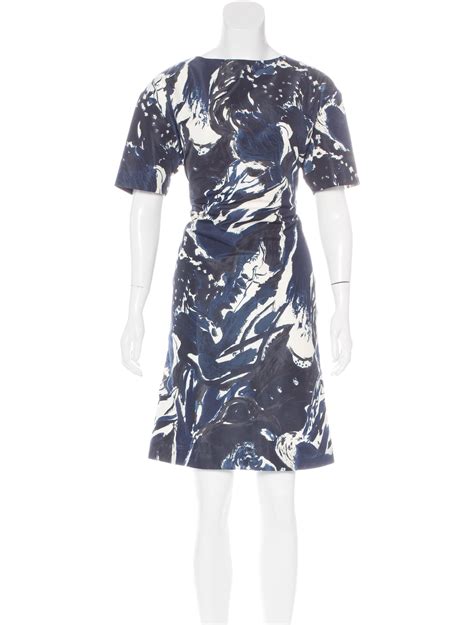 marni abstract print silk dress clothing man52750 the realreal