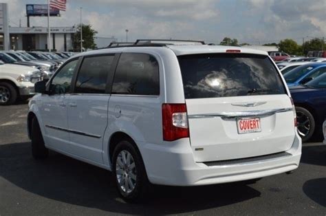 P01314 Used Chrysler Town And Country Touring White Minivanvan 36l V6