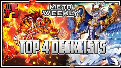 Top 4 Decklists Meta Weekly 5229 Yu Gi Oh Duel Links Youtube