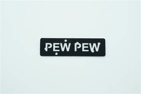 Pew Pew Patch Made In Canada