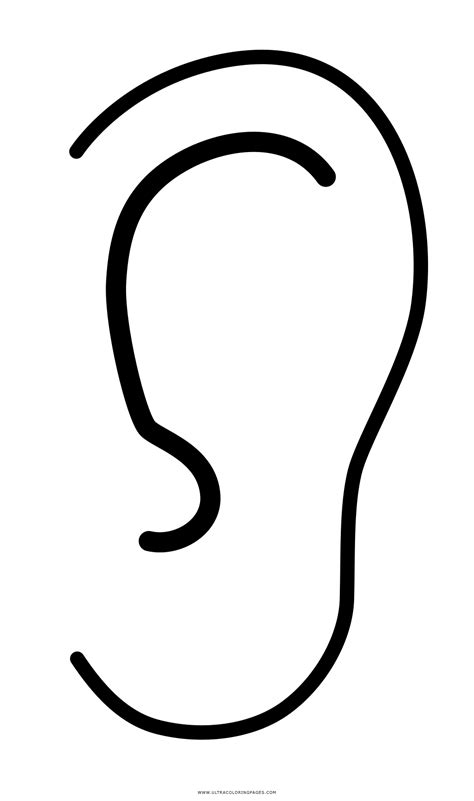 √ Ear Coloring Page Ears Coloring Pages Getcoloringpages Com More