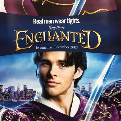 Enchanted Disney 2007 Huge Cinema Foyer Poster Featuring Prince