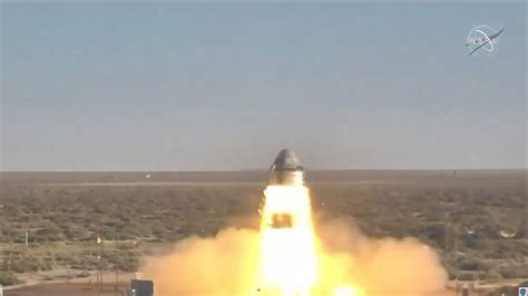 Boeing Tests Starliner Space Capsule At White Sands Missile Range