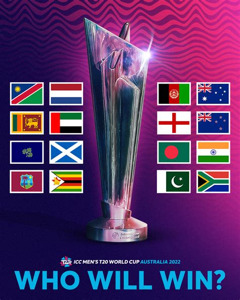 Icc On Twitter 16 Teams 16 Days To Go 🏆 Whos Your Pick To Win The Icc Mens T20worldcup