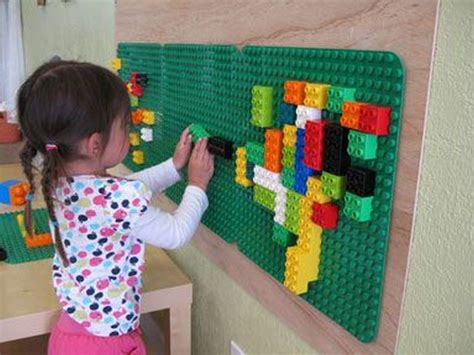 27 Unbelievably Stunning Kids Bedroom Ideas You Should Try Lego Wall