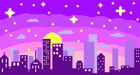 Purple City Pixel Art Maker