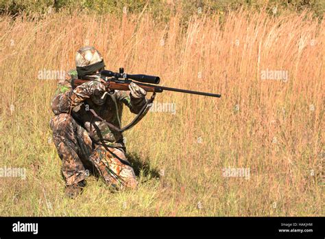 Hunter Looking Through Scope Rifle Hi Res Stock Photography And Images
