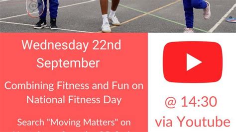Moving Matters National Fitness Day Workout Youtube