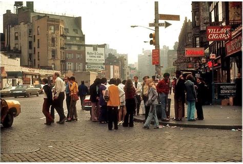 Nyc Greenwich Village New York City October 1970 Vintage Photography