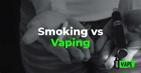 vaping vs smoking which is better for your health lekkevape