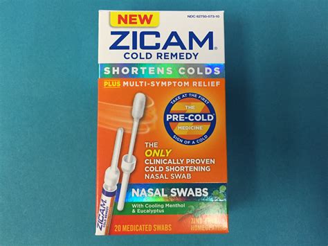Zicam Cold Remedy Nasal Swabs The Midnite Review
