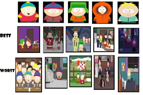 My Best And Worst South Park Episodes By Character By Thefirstvoslian