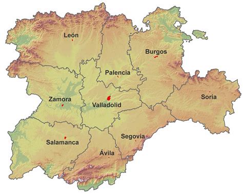 Geography About Junta De Castilla Y León