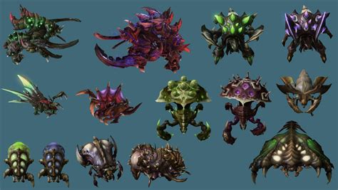 Hots Zerg Units Inspiration Insects And Aliens Pinterest