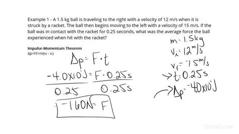 How To Use The Impulse Momentum Theorem To Calculate The Average Force