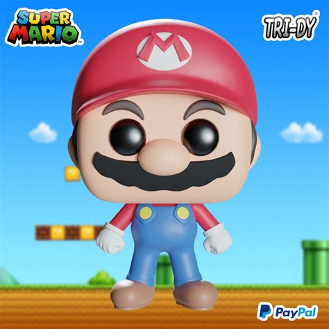 Stl File Funko Pop Super Mario Bros Game Mario Bros 🎨・model To Download