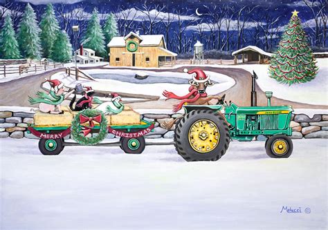 Christmas On The Farm Christmas Cards