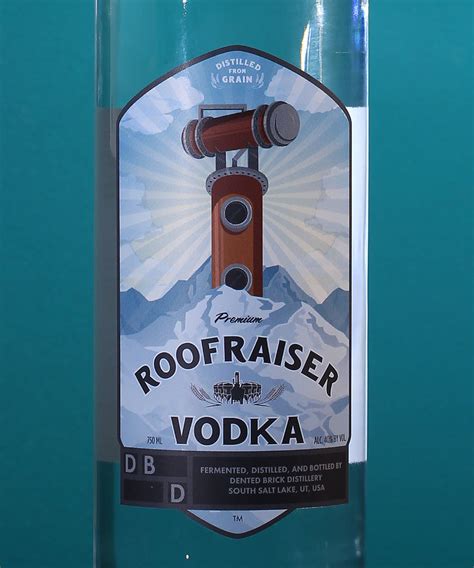 Dented Brick Distillery Premium Roofraiser Vodka Dvino