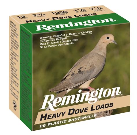 Remington Ammunition Rhd2075 Heavy Dove Loads 20 Gauge 275 1 Oz 75