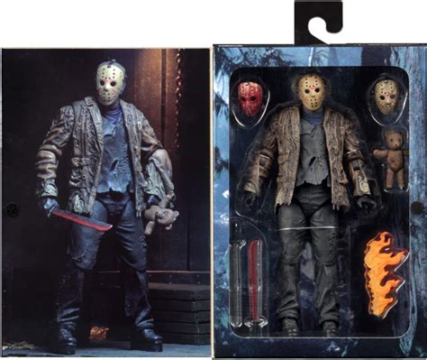 Freddy Vs Jason 7” Scale Action Figure Ultimate Jason Screamers