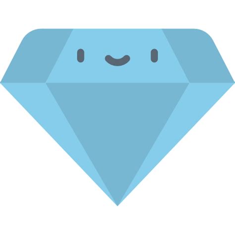 Diamond Kawaii Flat Icon
