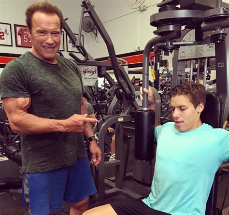 Godlike Genetics Arnold Schwarzeneggers Only Jacked Son Stuns Bodybuilding World With His