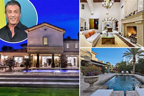 Inside Sylvester Stallone 33m Palm Springs Getaway Mansion Featuring