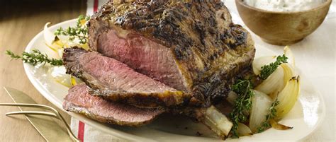 In a small bowl, mix the mustard with the garlic, thyme, pepper and 2 teaspoons of kosher salt. Curtis Stone | Prime Rib with Dijon and Whipped Horseradish Cream