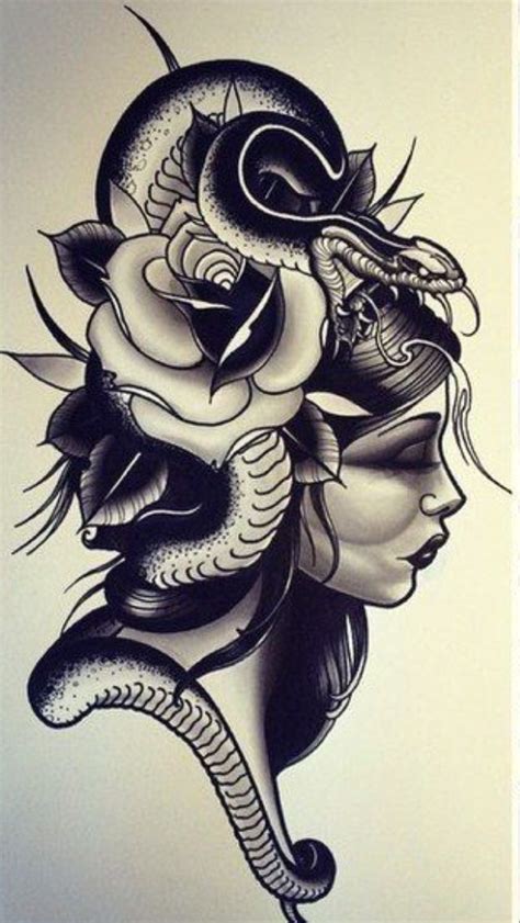 Pin By Nikki Trasente On Neo Traditional Tattoo Neo Tattoo Medusa