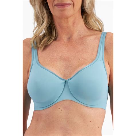 Hestia Women S Minimiser Underwire Bra Blue Big W