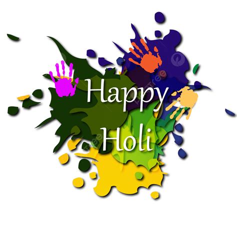 Happy Holi Poster Vector Png Images Happy Holi Design Modern