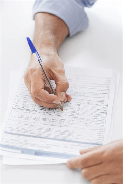 Man Signing A Contract Stock Photo Image Of Businessman 40264090