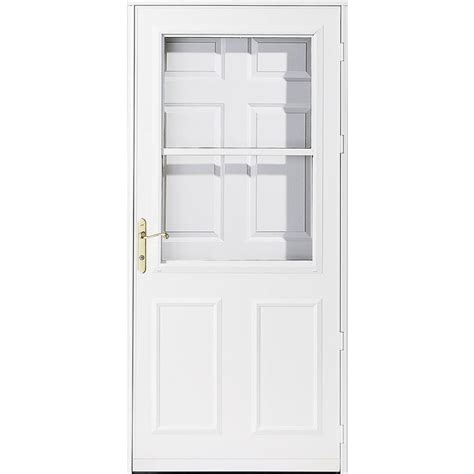 Pella® 36 White Olympia Rolscreen® Storm Door At