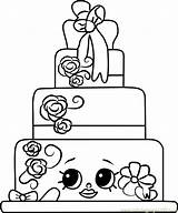 Shopkins Coloring Cake Wedding Wendy Pages Shopkin Drawing Color Pdf Coloringpages101 Getdrawings Yo Chi Template sketch template