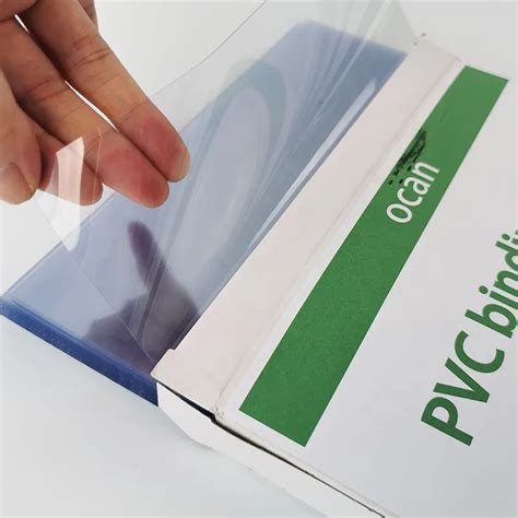 A4 170micron Clear Transparent Rigid Pvc Sheet Pvc Binding Cover