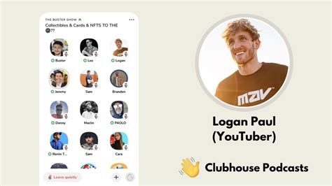 Logan Paul On Nfts And Creator Economy Feb 2021 Clubhouse Podcasts