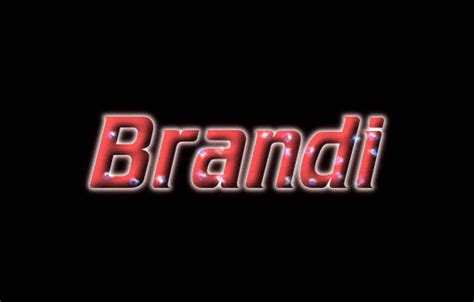 Brandi लोगो ज्वलंत पाठ से मुक्त नाम डिजाइन उपकरण