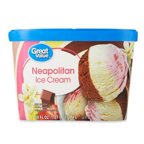 Great Value Neapolitan Ice Cream 48 Fl Oz