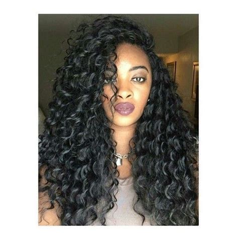 Crochet Braids Liked On Polyvore Featuring Accessories Curly Crochet