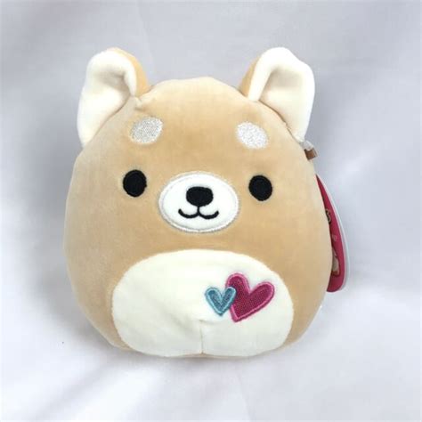 Squishmallow 5 Angie The Dog 2021 Valentines Edition Kellytoy For Sale