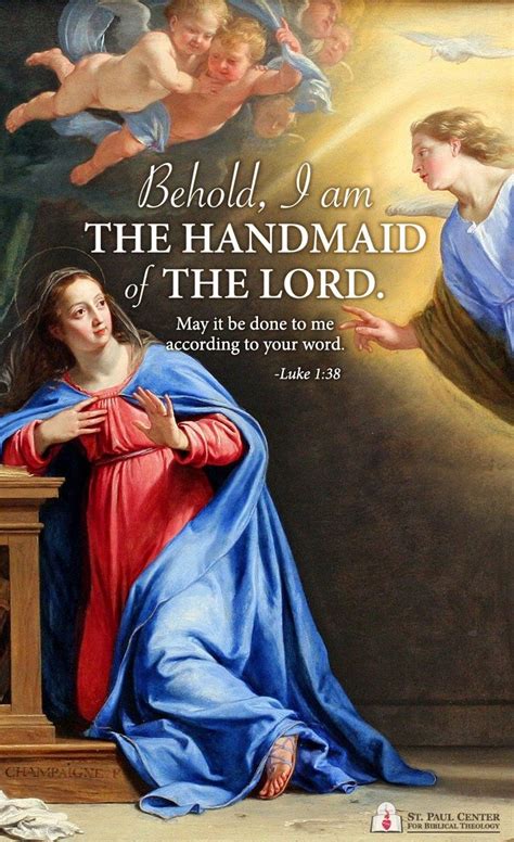 Feast Of The Annunciation Annunciation Sacred Scripture Blessed Mother