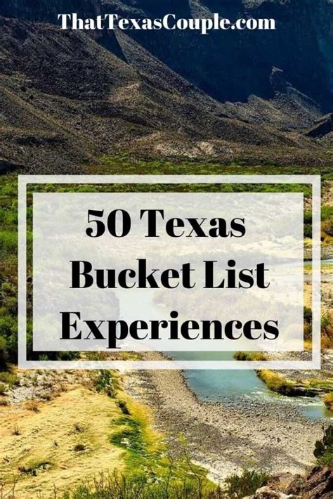 50 Awesome Texas Bucket List Experiences Texas Bucket List Bucket