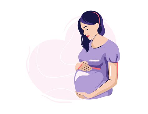 pregnant woman maternity illustration graphic by cmeree · creative fabrica