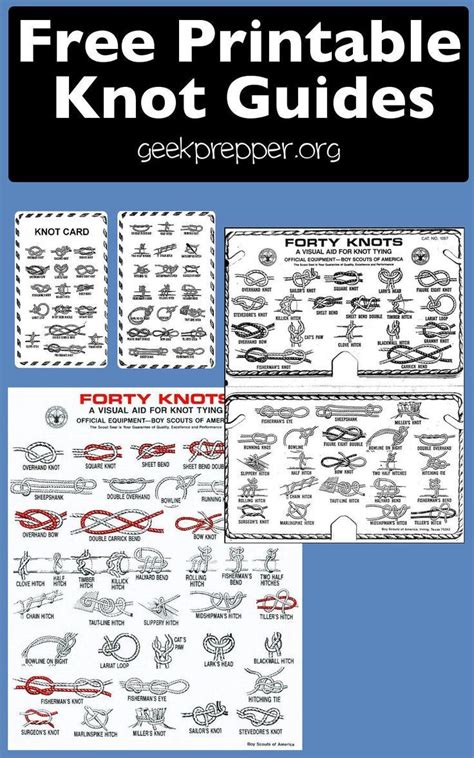 Free Printable Fishing Knot Cards Printable World Holiday