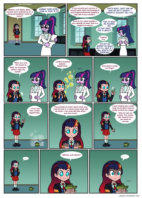 Gamma's magic page 1 by Crydius on DeviantArt